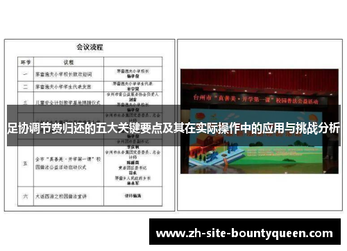 足协调节费归还的五大关键要点及其在实际操作中的应用与挑战分析 足协调节费归还的五大关键要点及其在实际操作中的应用与挑战分析