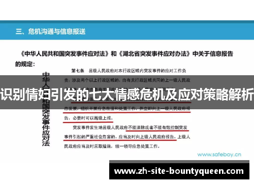 识别情妇引发的七大情感危机及应对策略解析